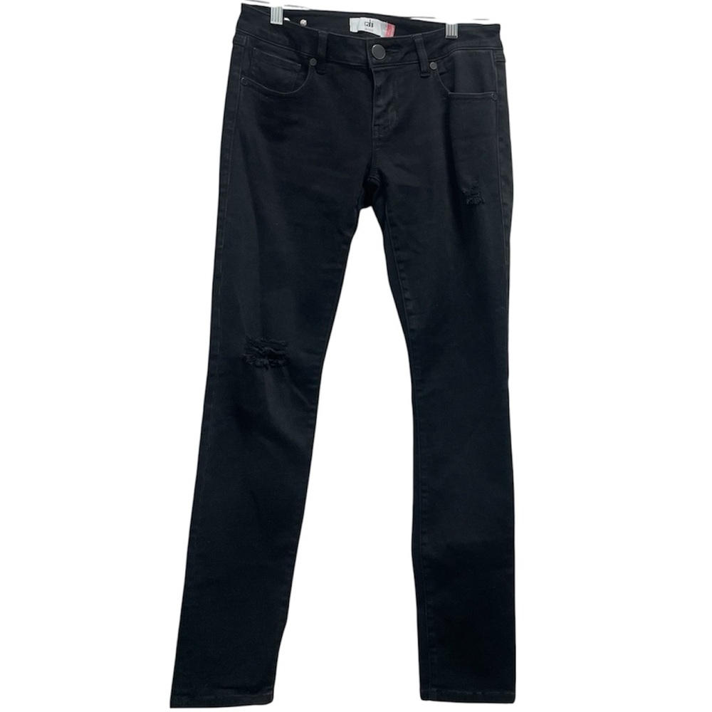 CAbi Black Slim Boyfriend Jeans Size 2